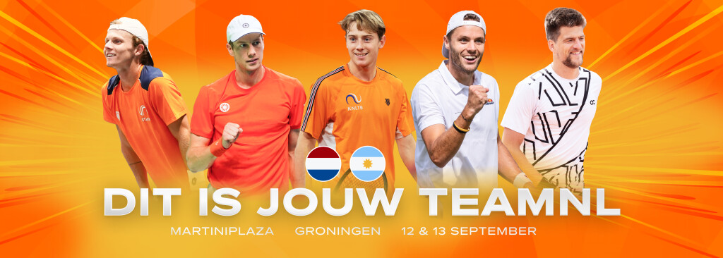TeamNL voor Davis Cupduel tegen Argentinië bekend